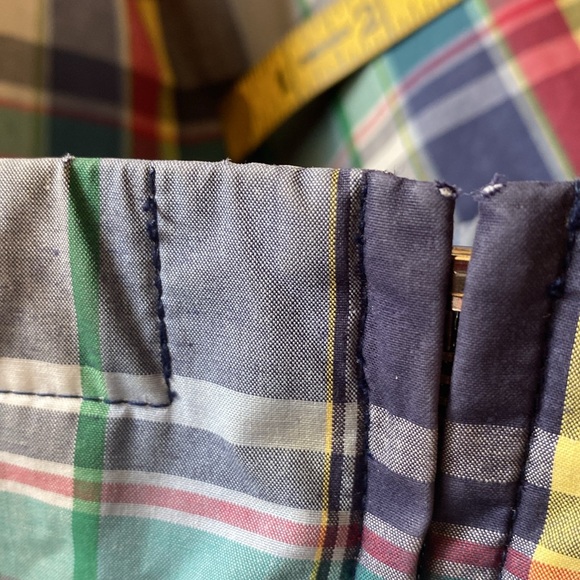 Ralph M madras plaid cotton hooded jacket. - Picture 11 of 11